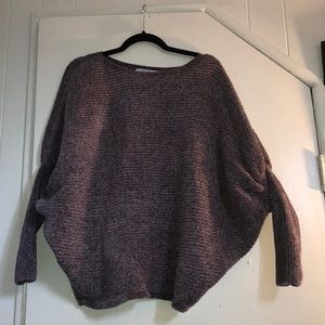 Windsor- Grey Slouchy Chenille Sweater